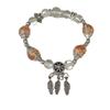 Lotus Geometric Chic Bracelet For Women Handcrafted Beads Stylish Alloy Jewelry