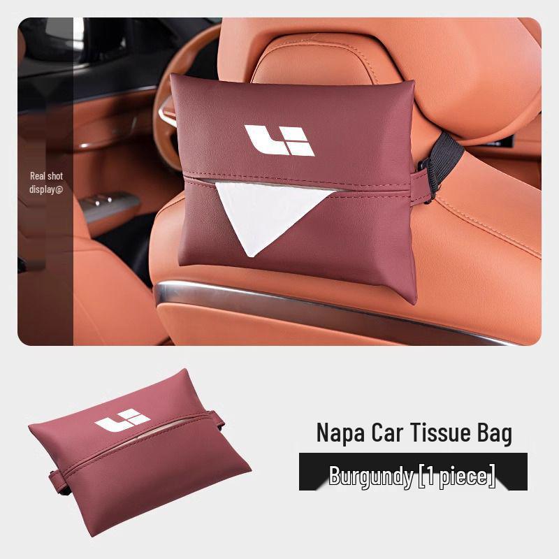Compatible Tissue Box for Li Auto L6/L7/L8/L9 - Car Storage Accessory