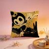 Popular BBendy and the Ink Machineing Cushion Cover Comfortable Durable Pillow Cover MultiScene for Home Office Car Sofa
