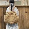 Bear Plush Cute Backpack For Kids Large Capacity Cozy Gender Neutral School Bag