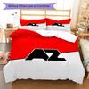 AZ Alkmaar Logo Bedding Quilt Set Quilt Cover Pillowcase Home Decoration Birthday Gift (1 * Duvet Cover + 2 * Pillowcase, Without Core)