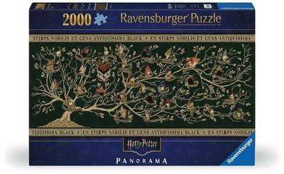 Ravensburger Пазл 17299 - Семейное древо - 2000 деталей Панорамный пазл Гарри Поттер для взрослых и детей от 14 лет