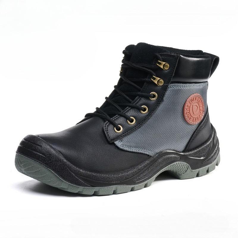 Male Anti Static Work Boots Non-slip Anti-smash Safety Shoes Men Anti Puncture Steel Toe Shoes Protection Industrial Shoes 39