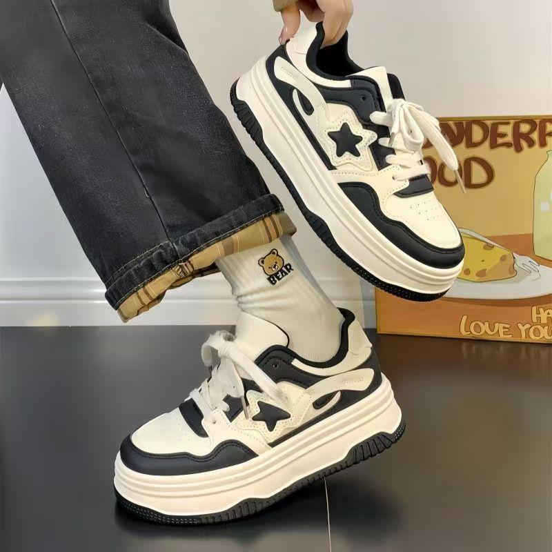 Star women's shoes little white shoes women's 2025 spring and autumn new student versatile casual platform breathable board shoes original trendy shoe