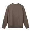Men's Li-Ning Sports Life Collection Sweatshirts Men's Dark Tea Brown Crew Neck Moderate