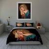 Elegant religious portrait Bedding Duvet cover sets Duvet covers Pillowcases gifts (1 * Duvet Cover 2 * Pillowcases, without duvet insert)