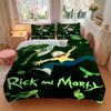 3pcs Rick_and_Morty Duvet Cover Set (1 Duvet Cover + 2 Pillowcases, No Core) - Comfortable, And Breathable Bedroom Decoration yy251104029