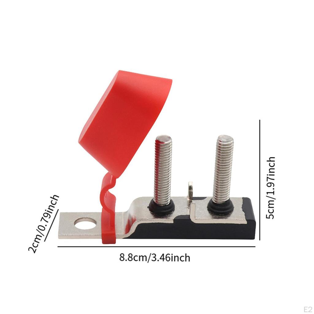 Double Terminal Fuse Block 30-500A High Performance Premium Easy To Install 58V Compact Mount for