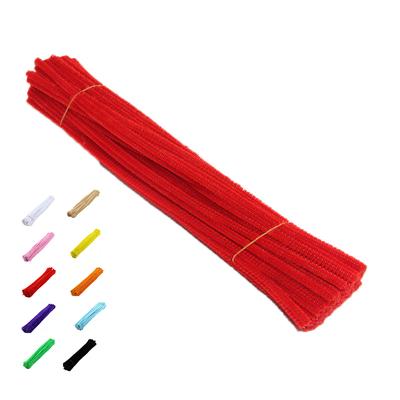 100Pcs Bendable Chenille Stems Pipe Cleaners for Kids DIY Craft Early Education
