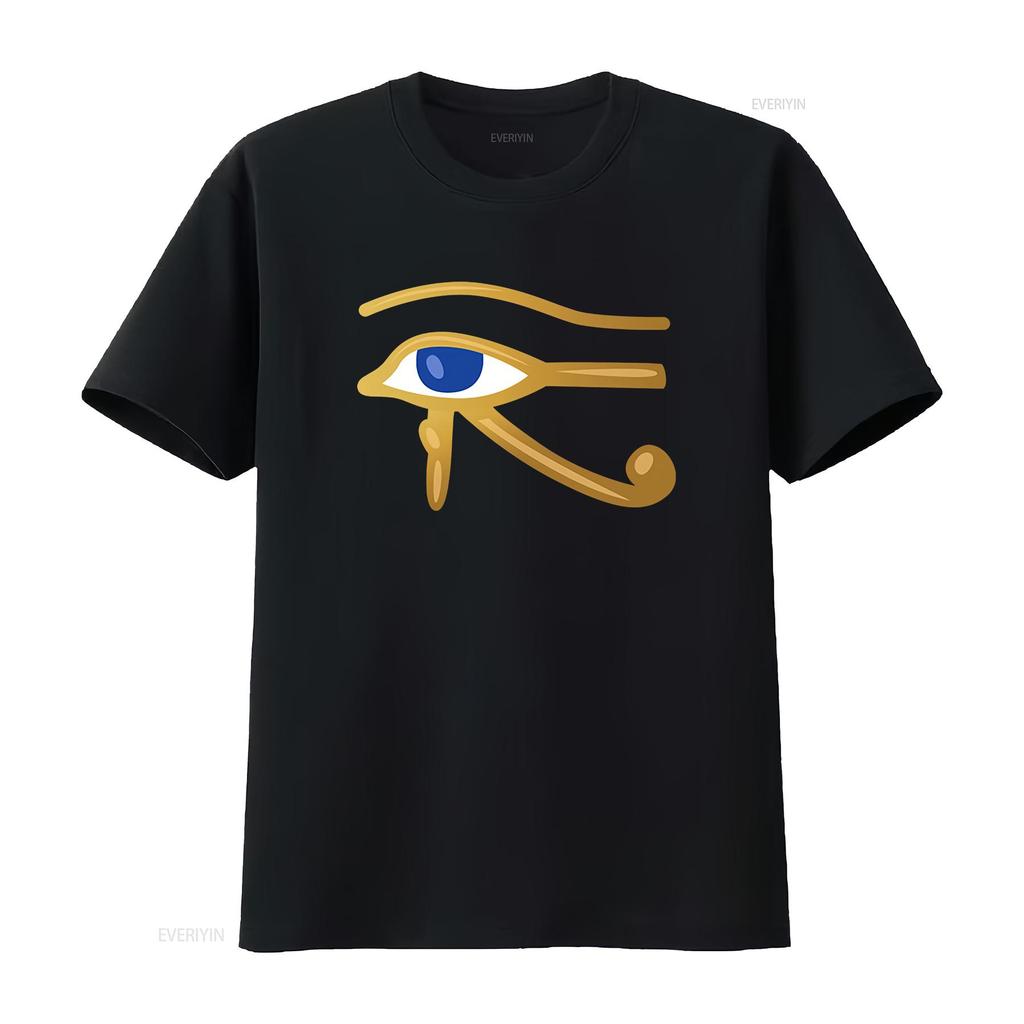 Eye Of God Ra Symbol Ancient Egyptia Funny Black T Shirt 232 Vintage Homme Fashion Casual Stretched Unisex Versatile