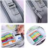 Simple Canvas Multi-layer Pencil Case Multi-functional Portable Stationery Box