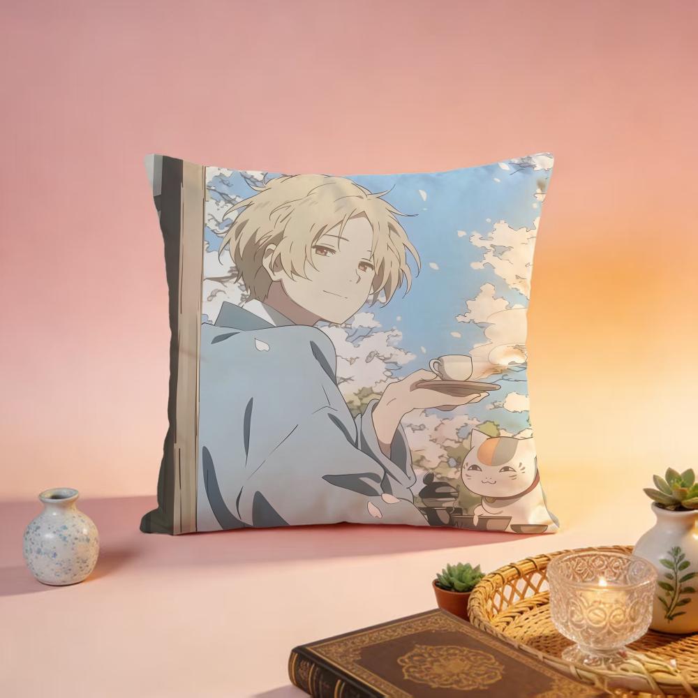 Trending NNatsumes Book of Friendsed Cushion Cover Premium SkinFriendly Pillow Case MultiPurpose for Home Office Travel