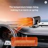 24V Car Truck Heater 150W Portable Electric Heating Fan Defroster Demister Black