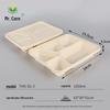 Mr. Corn Eco-Friendly 5-Compartment Disposable Food Container