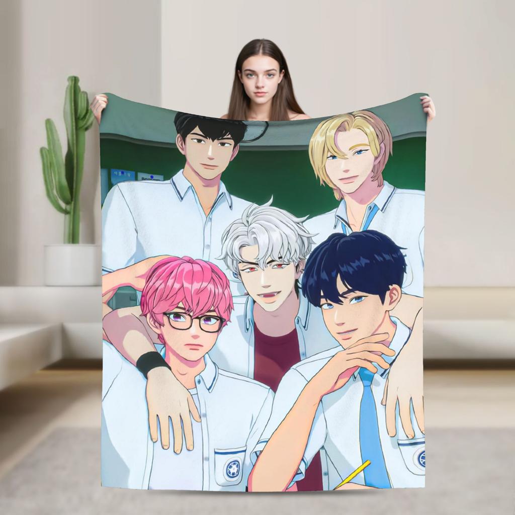 Kpop PLAVE Caligo pt  Blanket  Travel Flannel Throw Blanket For Bedroom Super Warm Custom Quality Bedspread Gift Idea