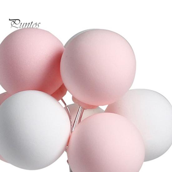 For Birthday Nice Looking Colorful Dessert Balloon Decoration Decorative Colorful Clay Balloon Cake Topper