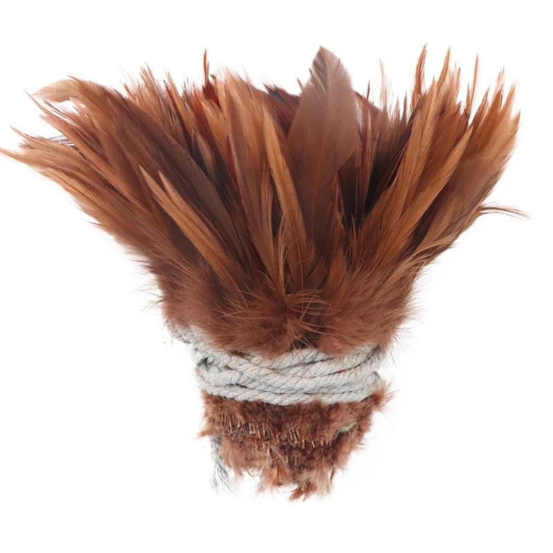 

1 рулон перьев фазана для поделок, ювелирных изделий, рукоделия, украшения, материалов для вязания мушек, DIY, рукоделия, карнавальных аксессуаров, декора