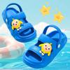 Children's Cartoon Summer Sandals: Non-slip, Squishy, Two-way Beach Shoes for Toddlers (Boys).