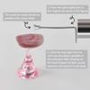10Pcs Cat Eyes Nail Magnet Gel Nail Polish Love Heat Cat Eyes Y-shaped Wire Guide Home Salon Women Cat Eyes Magnetic Nail Art Manicure Tools