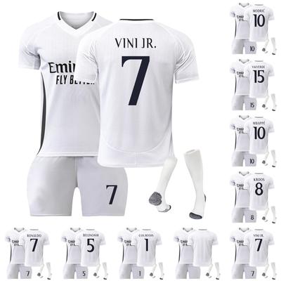 2425Real Madrid Jerseys Conjunto de uniforme de equipe esportiva Conjunto de traje de treino de futebol