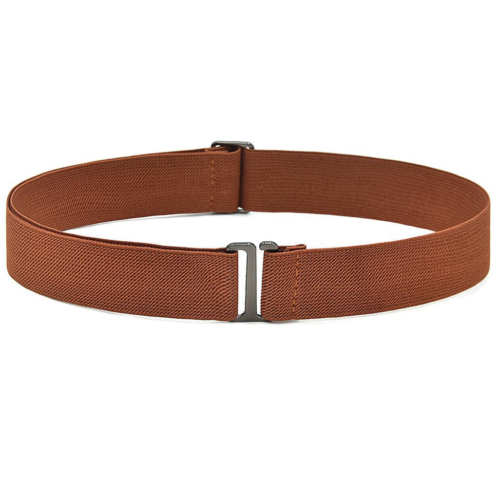 Cinturón de Moda para Mujer Hebilla Invisible Cómodo Cinturón Elástico para Mujeres Hombres Cinturón Ajustable para Jeans Lujo