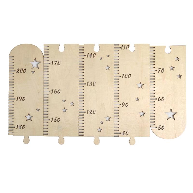 1Set Kids Height Growth Chart Ruler Children Height Gauge Room Decoration for Home Bedroom Dormitory Household