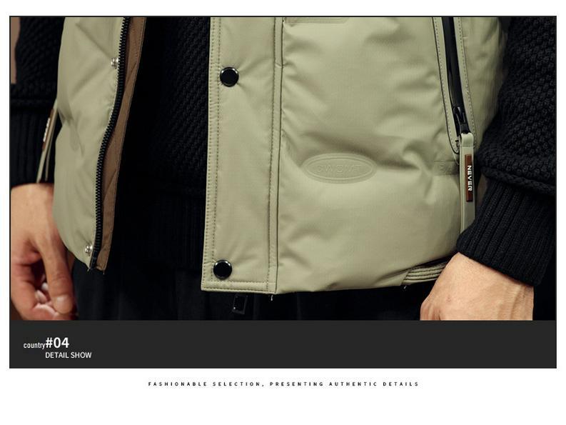 Men's 2025 Winter Down Vest - Thick, Warm, Sleeveless Jacket