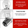 10PCS 1157 Bulb, S25 P21/5W BAY15D Double Tail High and Low Brake Light Bulb, Waterproof Housing Light Bulbs, Turn Signal Light Bulb Replacement for