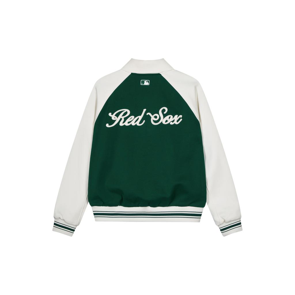 New MLB SS24 Baseball Jacket Unisex Dark Green 3AJPV1641-43GND