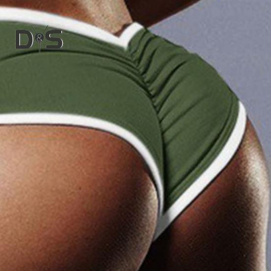 Sexy Booty Shorts voor dames, lage taille, strakke sportshorts, fitnessbroeken voor dames, korte broeken voor bilvergroting, sportkleding