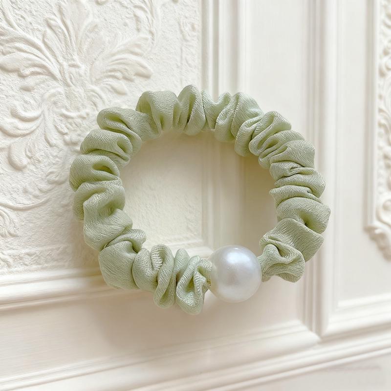 Elegant Pearl Hair Tie - Gentle on Hair, High Elasticity, Charming and Durable Hair Accessory for Women