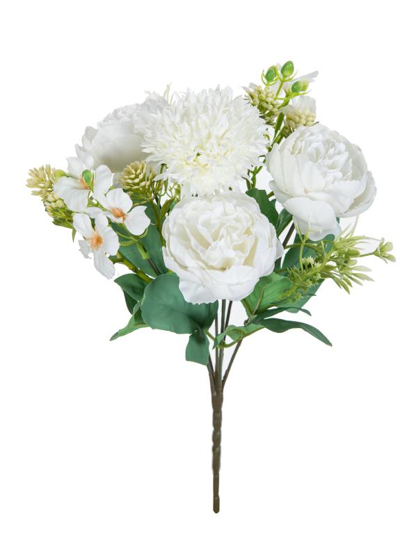 1/3PCS Artificial Flowers Peony Silk Wedding Wreath Home Room Vase Table Decor Bridal Bouquets Festival Outdoor Courtyard Garden