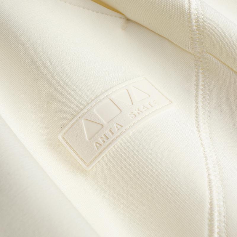 Anta Skate 2026 Skateboarding Lifestyle Series Trendy Casual Warm Slim Fit Straight Leg Knitted Sports Long Pants Women bottoms Ivory 162618306-1