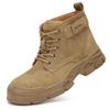 Mens Steel Toe Safety Work Boots Anti-Puncture Fire-Resistant Welding Shoes Industrial Use