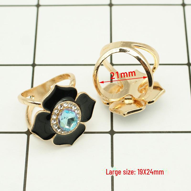 Elegancki perłowy kwadratowy szalik i klamra do płaszcza - wielofunkcyjny dodatek