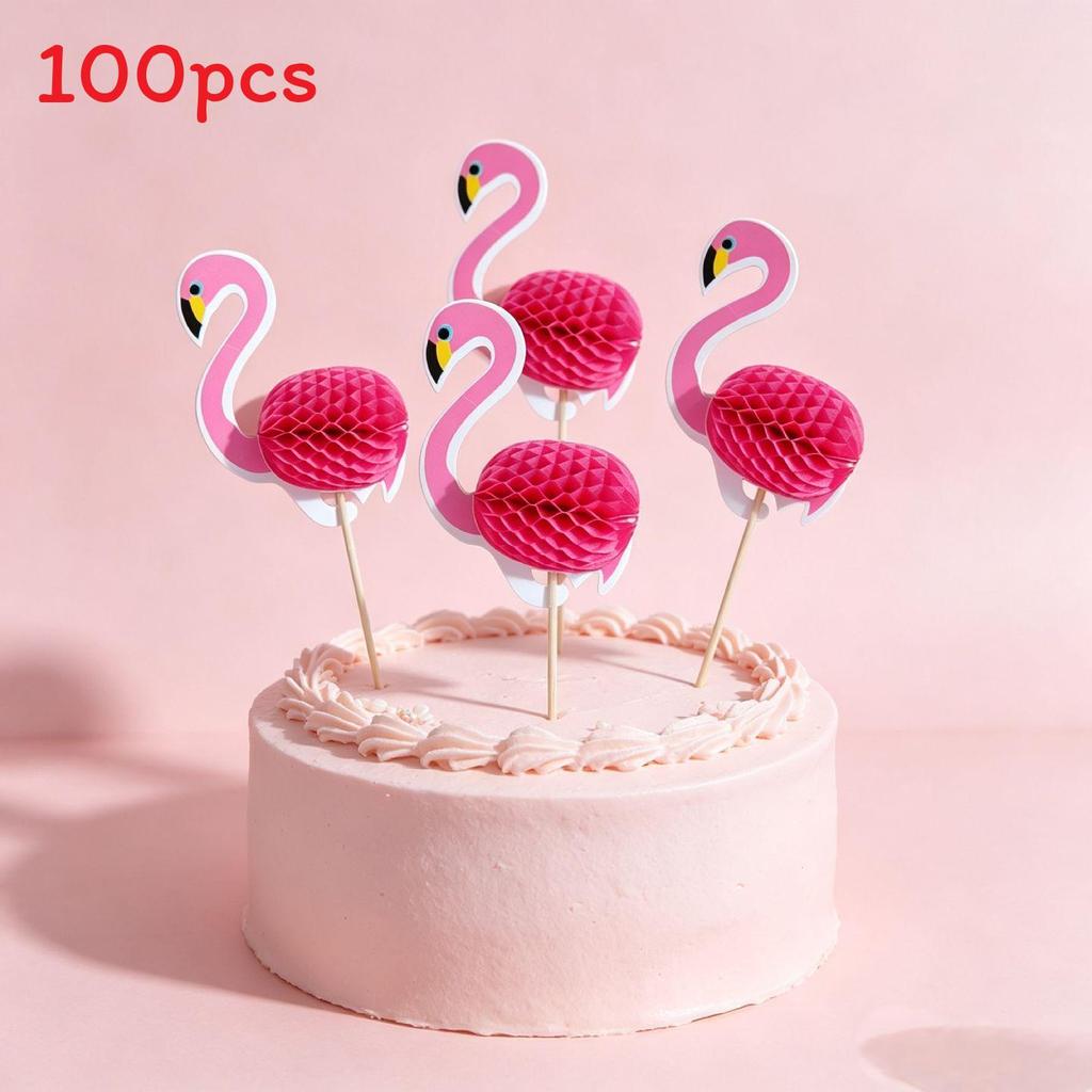 Hawaiian Tissue Paper Umbrella Fruit Stick Swizzles For Party Table Centerpieces