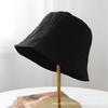 European and American twill light bucket hat women's versatile spring and summer sunshade sunscreen hat retro basin hat tide