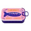 Estuche de Joyería de Viaje Estilo Lata de Sardinas Novedosa con Almacenamiento Compacto para Anillos, Pendientes de Botón, Pulseras y Collares