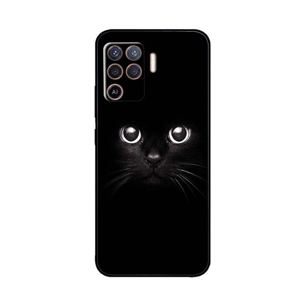 Cover per OPPO Reno 5 Lite Custodia Morbida in Silicone Fiori Bumper per OPPO Reno 5 F oppoA94 4G Custodie Reno 5 Lite Custodie per Telefono