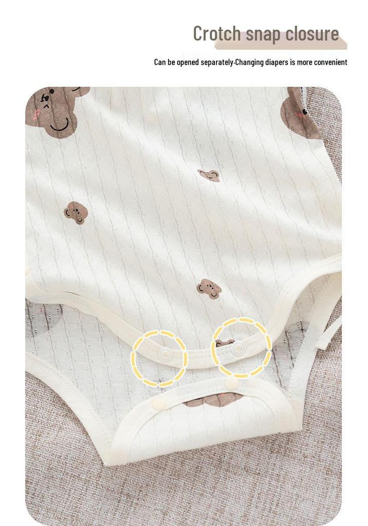 Ultra-dünner Sommer Baby Body - Langarm, Reine Baumwolle, Ohne Etikett, Atmungsaktiv, Bauchschutz