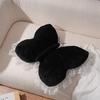 Butterfly Throw Pillow Cuddly Butterfly Pillow with Lace Ruffle Decorative Sofa Couch Pillow for Home Living Room Bedroom Decor