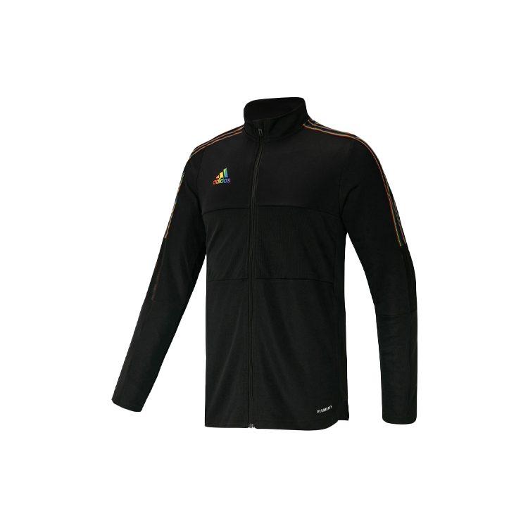 Adidas Jackets Men's Black Stand Collar Moderate Workwear GS4709