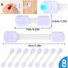 8 Block Door Door Safer Safeboard Baby Closure Baby Closer Closure Baby Cupboard Cupboard Baby Closer Block Child Safer for Cabinets Rifers Refrigera