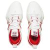 Li-Ning Li Ning Cushioning Abrasion Resistant Cushioning, Wear Resistant Low top Basketball Shoes Men's White Red ABAR071-1