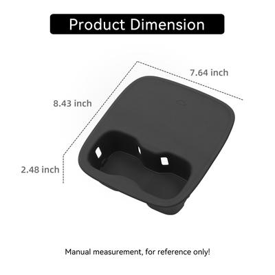 For Leapmotor B10 B01 2025 2026 2rd Row Water Cup Holder Drinks Anti-slip Storage Box Car Interior Accessories Black