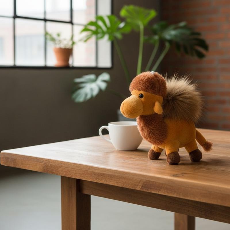 Creativo Personalizzato Palla di Pelliccia di Vison Autentico Piccolo Fascino Borsa Cammello Bambola Peluche Carina Portachiavi Auto Ciondolo Accessori