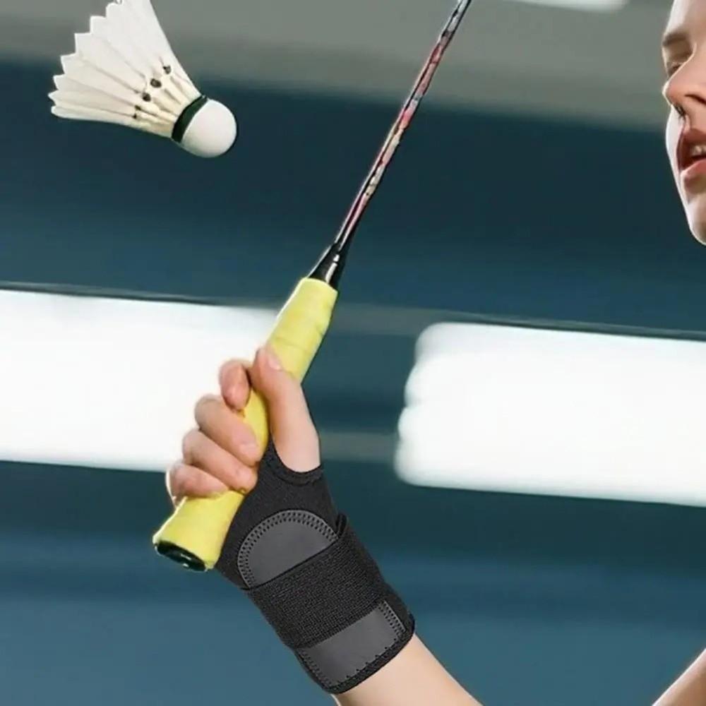 New Black Wrist Brace Adjustable Soft Wrist Support Aluminum Plate Compression Splint Stabilizer Secure Fastening