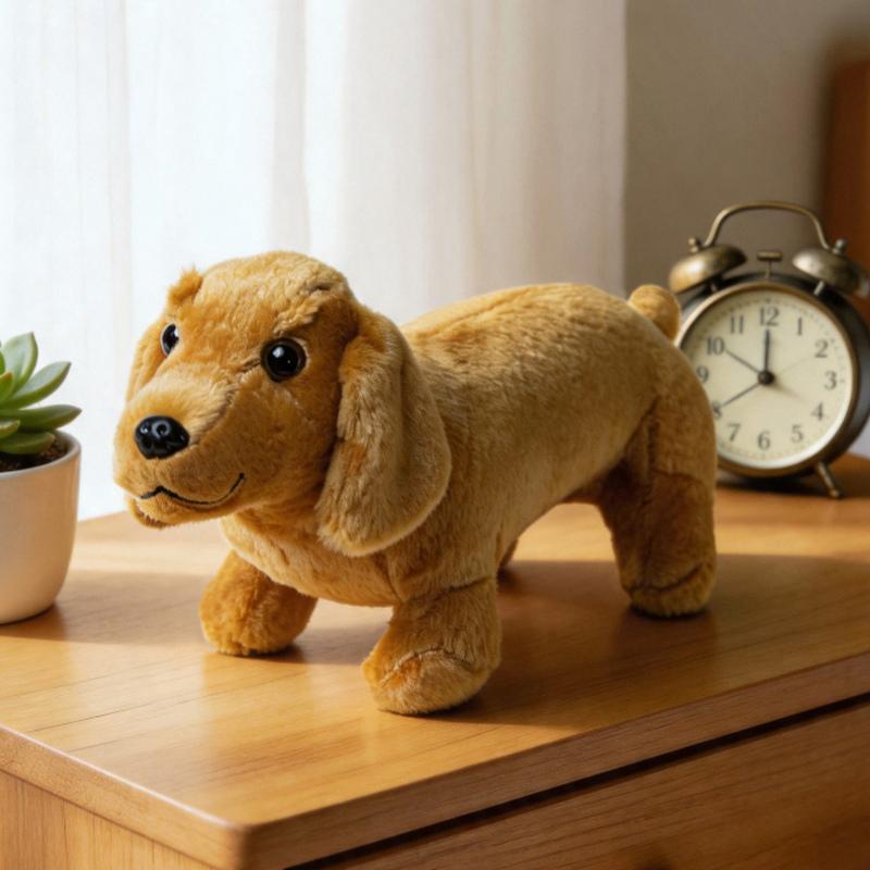 1 Stück Kawaii Dackel Plüschtiere Niedliche Hunde Puppe Gefülltes Weiches Tier Spielzeug Für Geburtstagsgeschenke