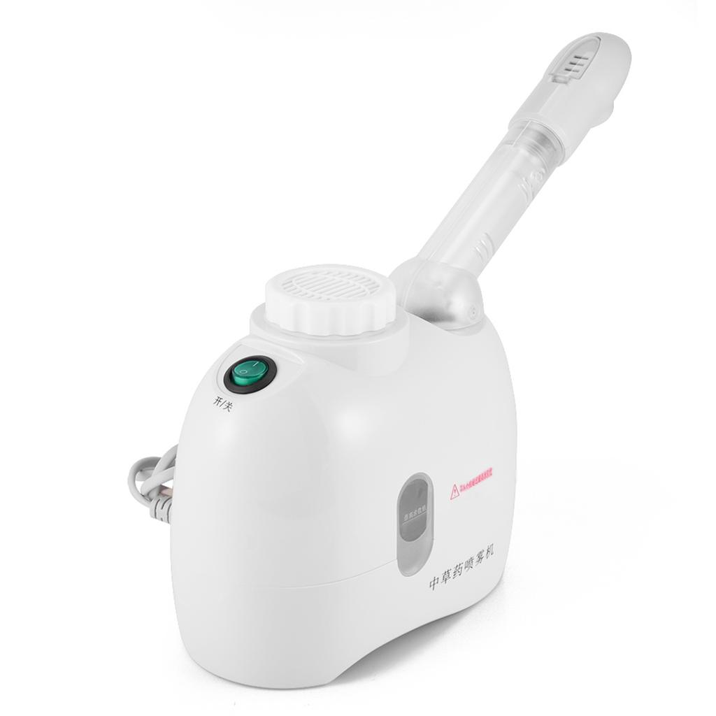 Skin Detoxing Facial Steamer Mini Table Home Steam Face Cleansing Spa Mainchine White