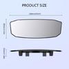 Broad Perspective Full Sight Expansive View Baby Child Viewing Car Mirror, Curved Wide Angle Lens for Infant Supervision